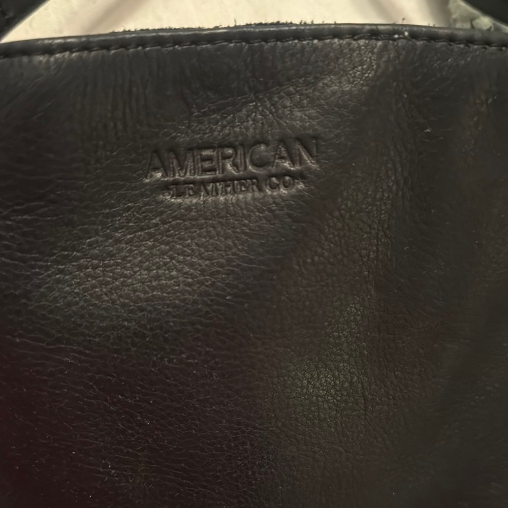 American Leather Co. Black Bag